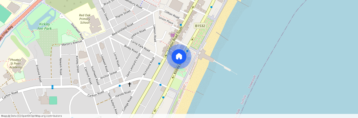 Kirkley Cliff, Lowestoft, Suffolk, NR33