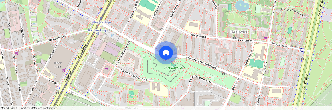 ul. Władysława Korotyńskiego, Rakowiec, Ochota, Warszawa, mazowieckie