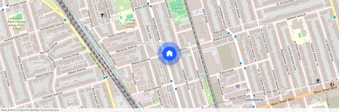 143 Symington Avenue Unit# main, Toronto