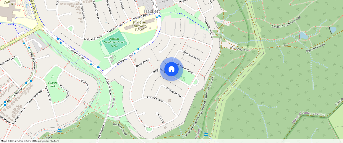 ** Bragg Street, Hackett ACT