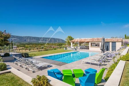 Gordes - Belle maison de vacances avec piscine chauffée et vue exceptionnelle sur le Luberon - Photo 5