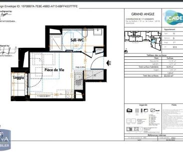 Appartement à louer 1 pièce 22.52m² - Photo 3