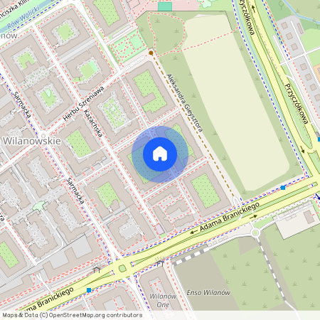 ul. Kazachska, Błonia Wilanowskie, Wilanów, Warszawa, mazowieckie