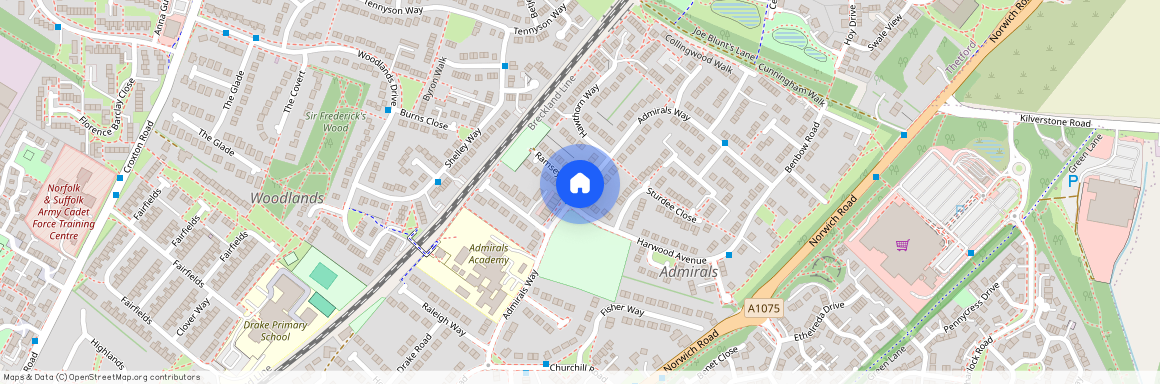 Admirals Way, Thetford