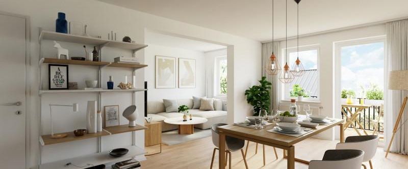 Stilvoll renovierte Etagenwohnung in Stadtrandnähe - Photo 1