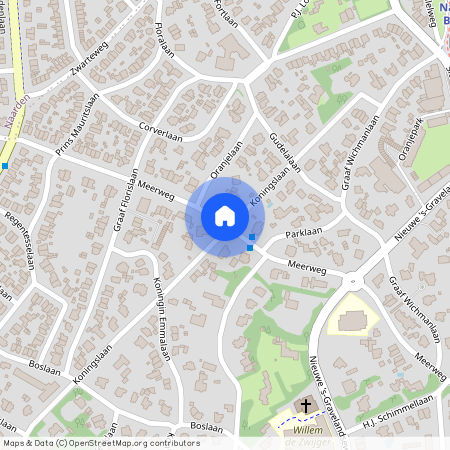 Lomanplein, 1405 BG, Meerweg, Bussum