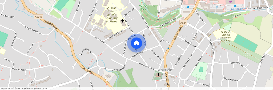 Hadfield Street, Glossop, Derbyshire, SK13