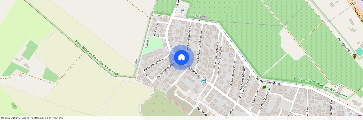 Marino, Via G. Prati - Santa Maria Delle Mole