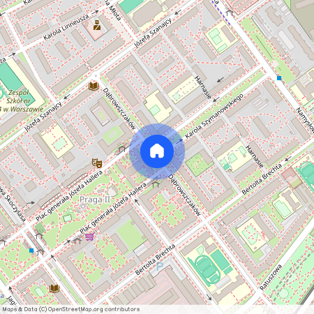 ul. Dąbrowszczaków, Nowa Praga, Praga-Północ, Warszawa, mazowieckie