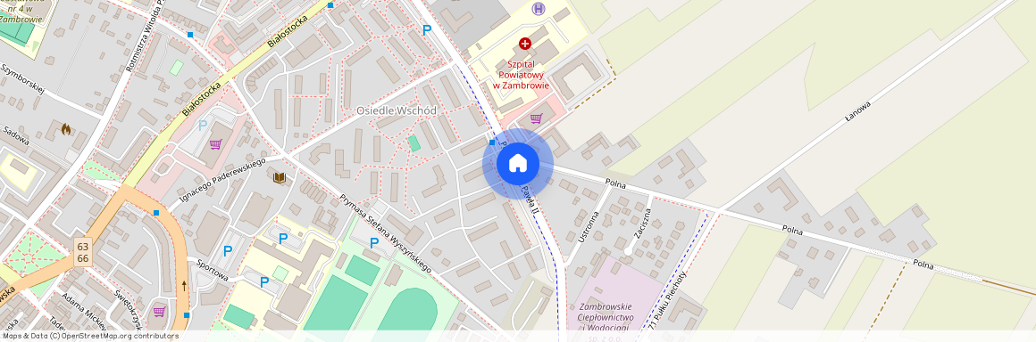 ul. Papieża Jana Pawła II, Zambrów, zambrowski, podlaskie