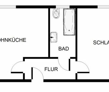 Renovierte 1,5 - Zimmer Wohnung mit Balkon in modernisierter Wohnanlage! - Photo 1