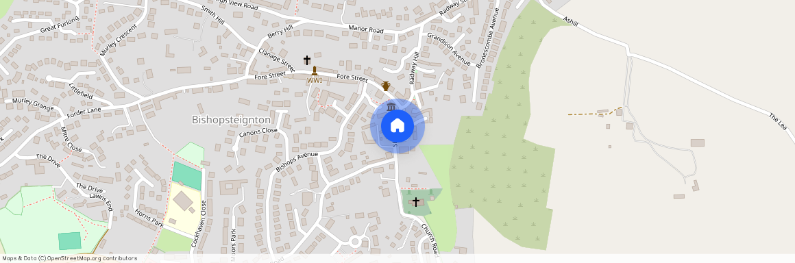 Shute Hill, Bishopsteignton, TQ14