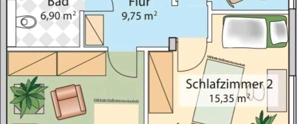 Wir Vermieten drei 2 Raum Wohnung 52 m2 . - Photo 1