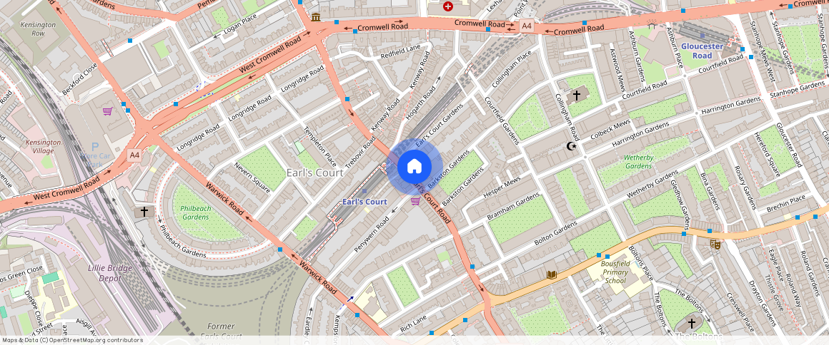 ** Earls Court Road, London, SW5 9AN