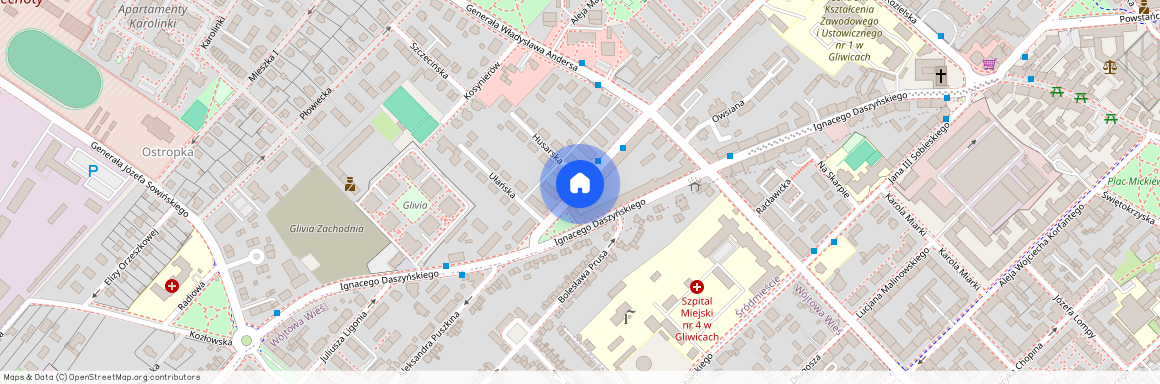 ul. Wincentego Styczyńskiego, Wojska Polskiego, Gliwice, śląskie