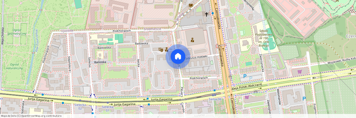 ul. Podchorążych, Sielce, Mokotów, Warszawa, mazowieckie