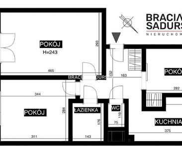 Mieszkanie Kraków Prądnik Biały powierzchnia 45.5 m² C206-WM-90215 - Фото 3