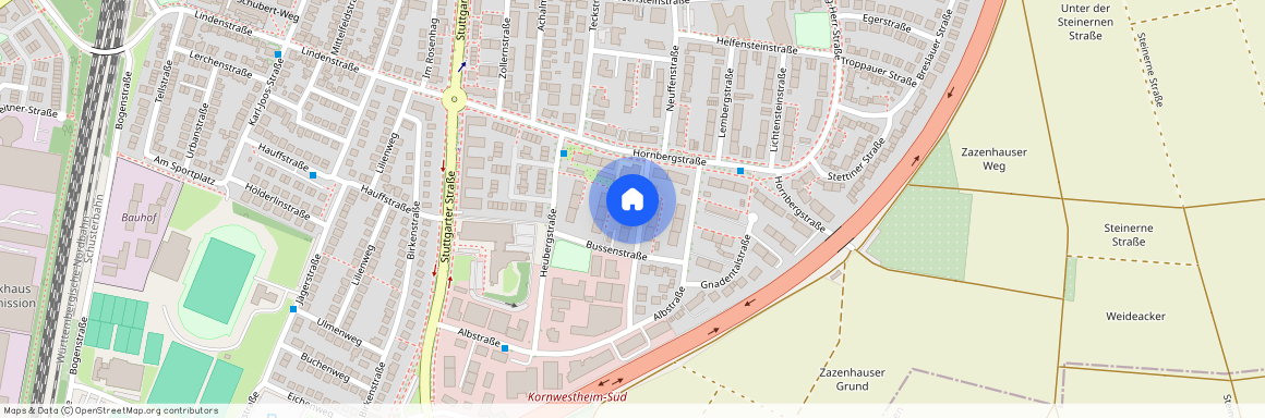 Bussenstraße 6, 70806 Kornwestheim