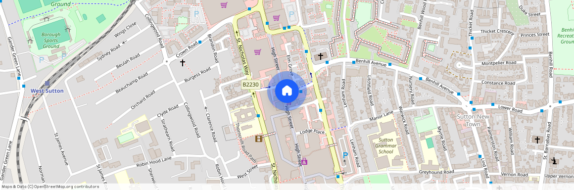 High Street Sutton, SM1 1NR, London SM1