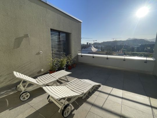 APPARTEMENT MANSARDÉ DE 3 PIÈCES À KRIENS (LU), MEUBLÉ, TEMPORAIRE - Foto 1