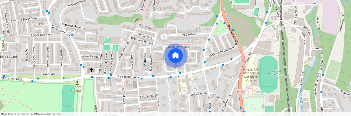 Whitworth Terrace, Emily Way, Halifax, West Yorkshire, HX1