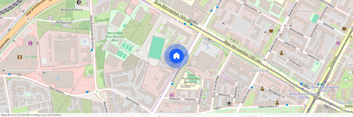 ul. Szczęśliwicka, Szczęśliwice, Ochota, Warszawa, mazowieckie