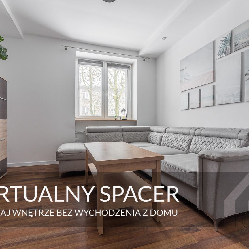 Piękne i wyposażone mieszkanie dwupokojowe na osiedlu Stałym w Jaworznie do wynajęcia | Spacer 3D - Photo 1