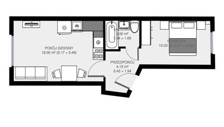 WOLA metro Płocka, czynsz w cenie 36 m² - Фото 2