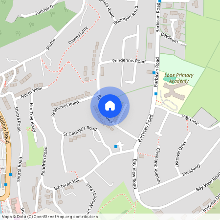 Bodrigan Road, Looe, Cornwall