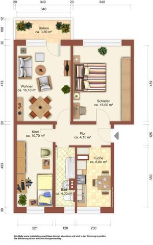 Badezimmer-Upgrade! 3-R.-WE m. Balkon in Löbau! - Photo 2