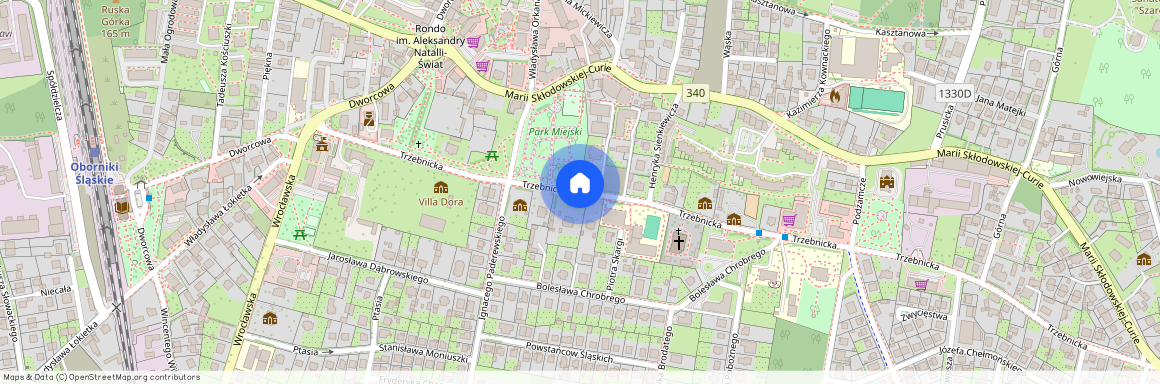 ul. Trzebnicka, Oborniki Śląskie, Oborniki Śląskie, trzebnicki, dolnośląskie