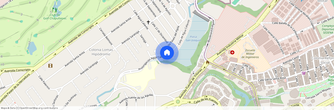 Agua Caliente, Lomas Hipódromo, Naucalpan de Juárez, Departamento, Estado de México
