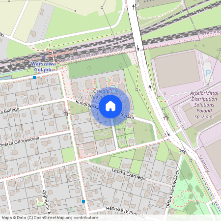 ul. Konotopska, Gołąbki, Ursus, Warszawa, mazowieckie