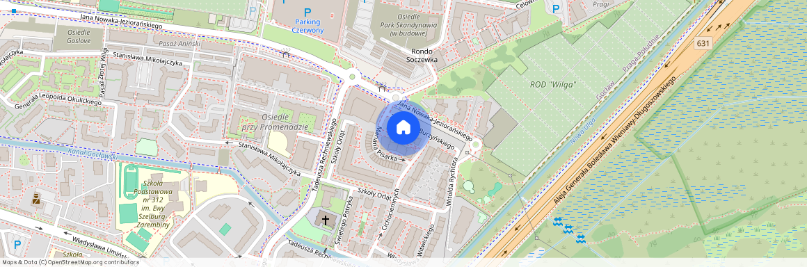 ul. Zbigniewa Burzyńskiego, Gocław, Praga-Południe, Warszawa, mazowieckie