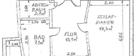 3-Raum-Wohnung, 88 m², zentrale Lage - Foto 1