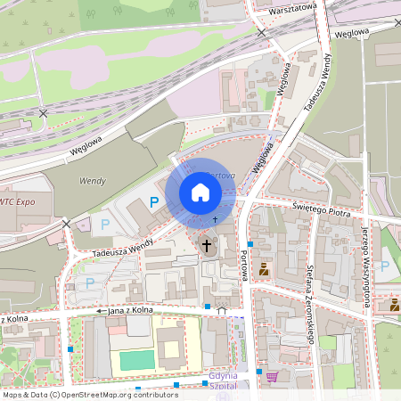 ul. Węglowa, Śródmieście, Gdynia, pomorskie