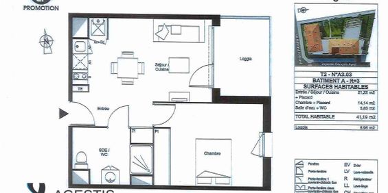 APPARTEMENT T2 41M - Photo 3