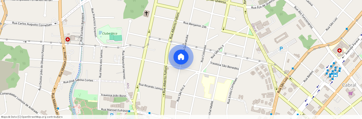 Rua Guaratuba, 211, Ahú - Curitiba - PR