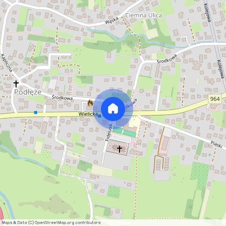 Wielicki, Podłęże