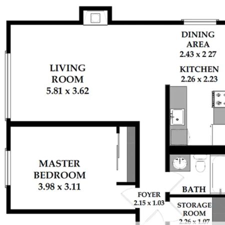 Carnegie Court — 1 Bedroom - Photo 4