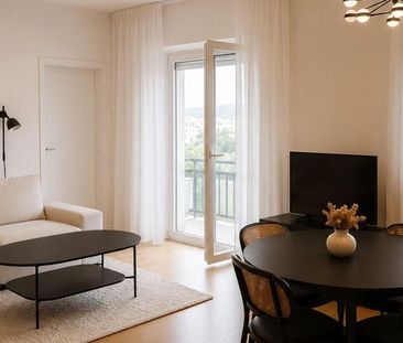 Na prenájom zariadený 2 izbový byt balkón, 1. mája, Pezinok - Fotografia 2