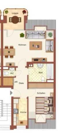 Schöne 2-Zimmer-Wohnung mit Balkon in Rumeln-Kaldenhausen - Foto 5