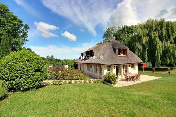 Très belle chaumière dans la campagne deauvillaise - Piscine - Tennis - Photo 1