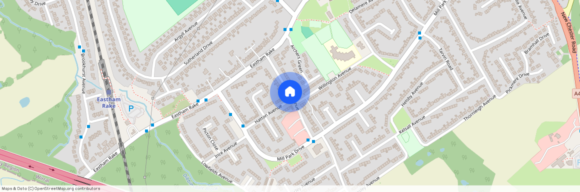 Clifton Avenue, Eastham, CH62