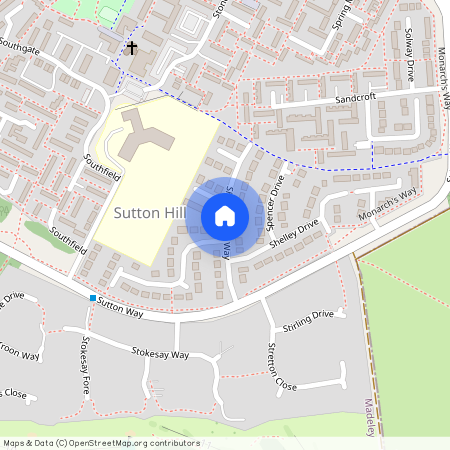 Shakespeare Way, Sutton Hill, Telford, Shropshire, TF7