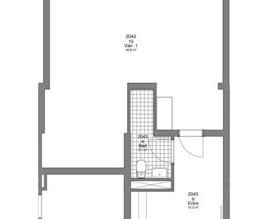 1 værelses lejlighed 72 m² - Foto 6