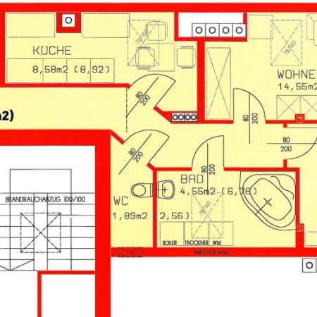 Mansardenwohnung 63 m² in Ried i.I. - Foto 4