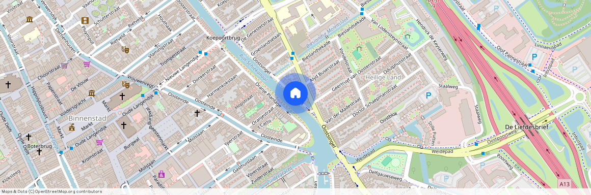 Heilige Land, 2612 HC, Oostsingel, Delft