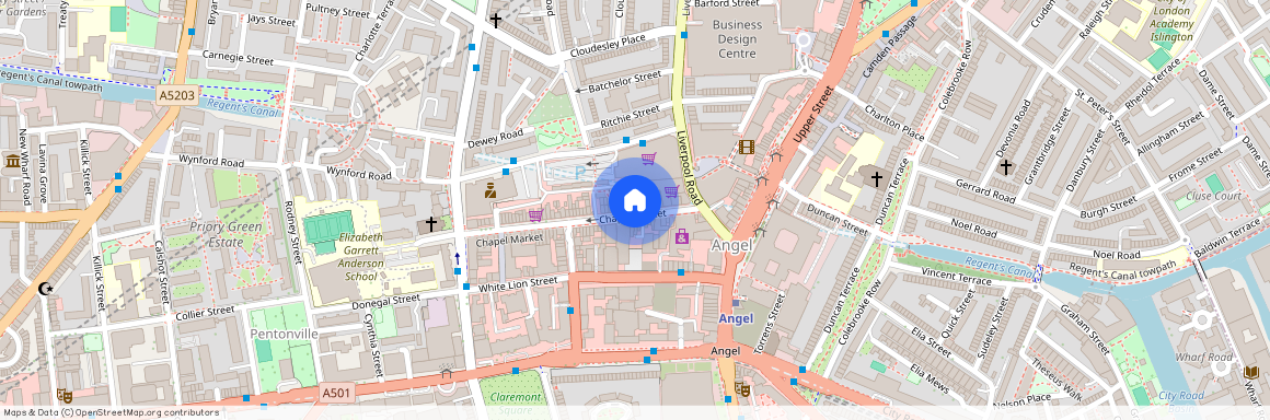 Chapel Market, Angel, London, N1