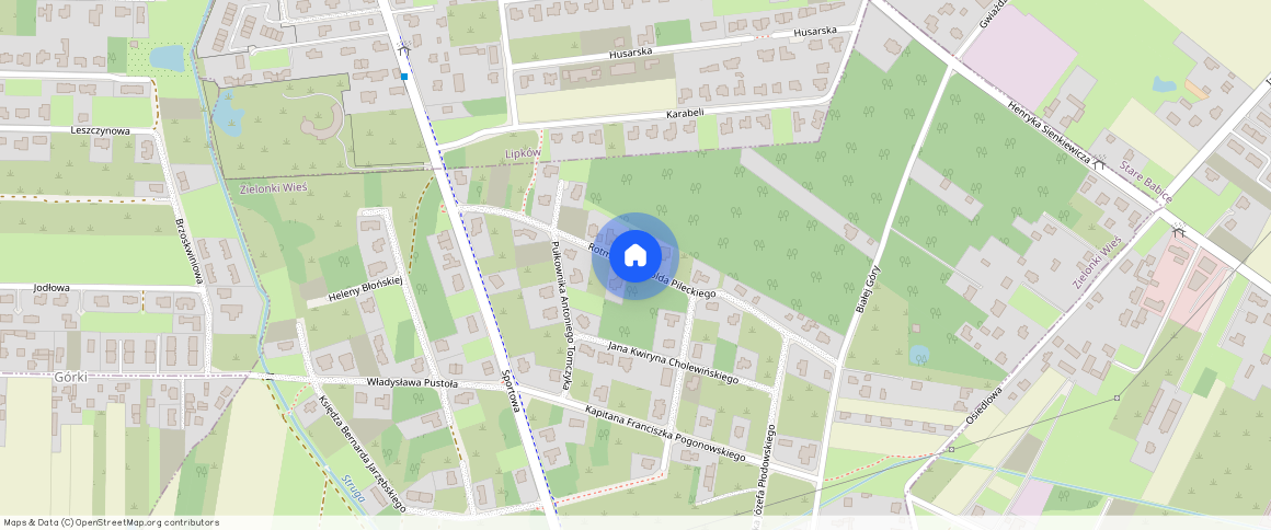 Warszawski, Zachodni, Stare, Babice, Zielonki-Wieś, Rtm., Witolda, Pileckiego